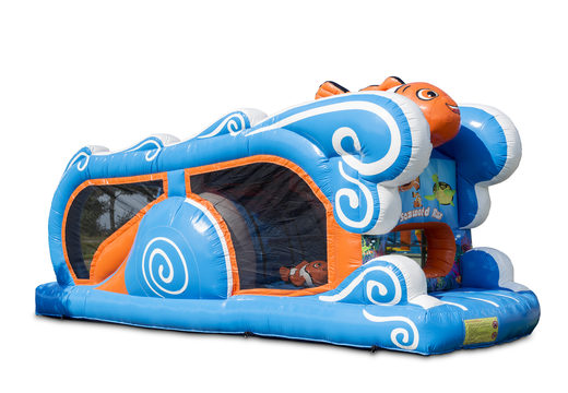 Buy Seaworld obstacle course with 3D objects for kids. Order inflatable obstacle courses now online at JB Inflatables UK