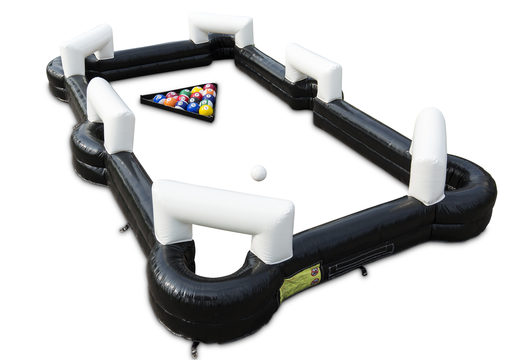 Football billiards with the colors and numbers of the football balls as when buying pool. Order inflatable football billiards now online at JB Inflatables UK