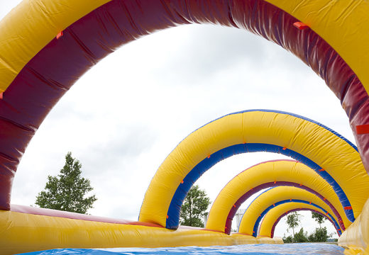 Order the perfect inflatable 18 m long belly slide in theme standard for kids. Buy inflatable belly slides now online at JB Inflatables UK