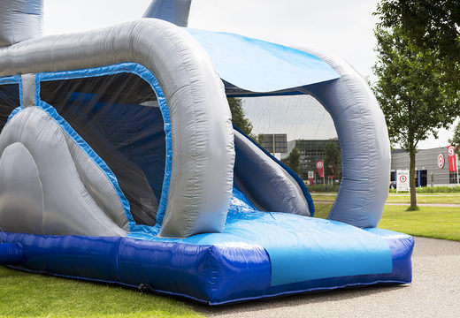 Buy mini run shark 8m inflatable obstacle course for kids. Order inflatable obstacle courses now online at JB Inflatables UK