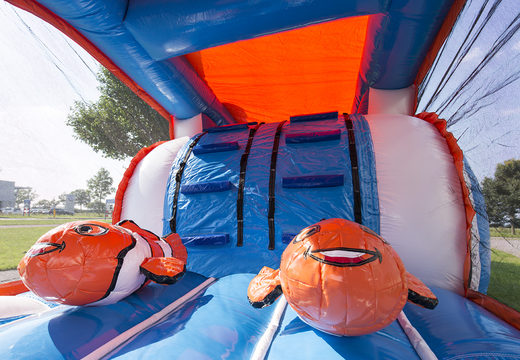 Buy inflatable 8m seaworld obstacle course with 3D objects for kids. Order inflatable obstacle courses now online at JB Inflatables UK