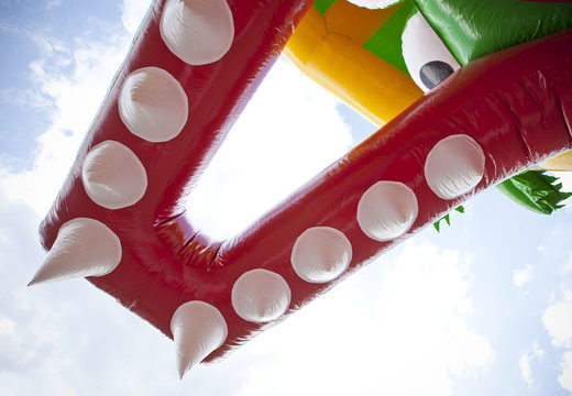 Order medium inflatable superhero bouncy castle with slide for kids. Buy inflatable bouncy castles online at JB Inflatables UK
