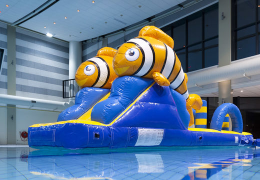 Slide clownfish run for both young and old. Buy inflatable water attractions online now at JB Inflatables UK