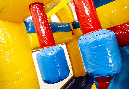 Order bounce house in superhero with a slide for children. Buy inflatable bounce houses online at JB Inflatables UK