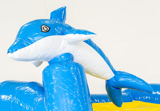 Order mini inflatable jumpy extra fun dolphin multiplay bouncy castle with slide for children. Buy inflatable bouncy castles online at JB Inflatables UK