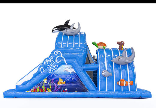 Order 9 meter long inflatable seaworld obstacle course for kids. Buy inflatable obstacle courses online now at JB Inflatables UK