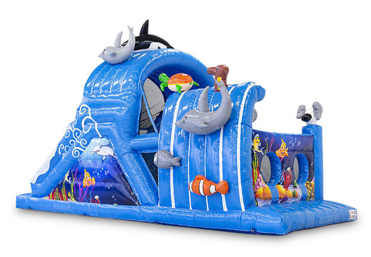Order inflatable mini seaworld 9m obstacle course for children. Buy inflatable obstacle courses online now at JB Inflatables UK