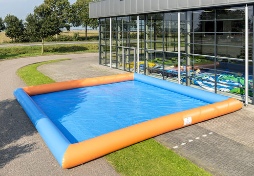 Buy inflatable 10 x 10 meter Sorbo Ball Bath for both young and old. Order inflatable water attractions now online at JB Inflatables UK 