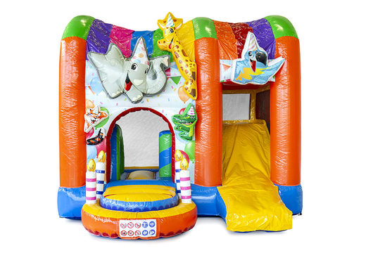 Order mini with slide party bouncy castle for children. Buy inflatable bouncy castles online at JB Inflatables UK