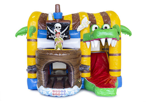 Order mini with slide pirate bouncy castle for children. Buy inflatable bouncy castles online at JB Inflatables UK