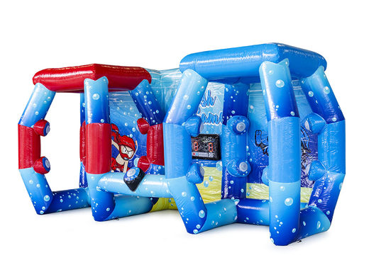 Order inflatable IPS Ninja Splash with a water sprayer for both young and old. Buy inflatable IPS Ninja attractions online now at JB Inflatables UK 