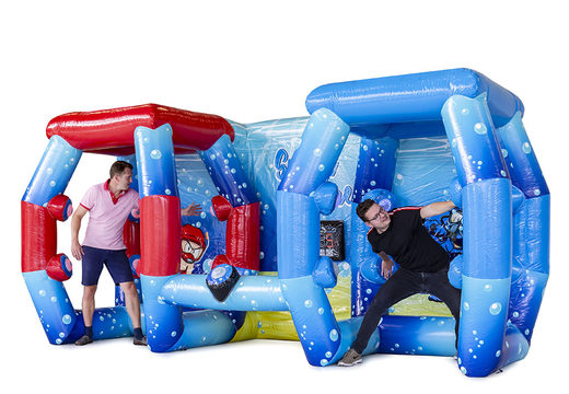 Buy inflatable IPS Ninja Splash with a water sprayer for both young and old. Order inflatable IPS Ninja attractions now online at JB Inflatables UK 