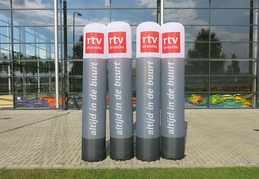 Remarkable inflatable RTV Drenthe pillars order. Get your inflatable columns online now at JB Inflatables UK
