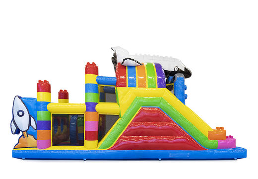Order superblocks 9m obstacle course with 3D objects for kids. Buy inflatable obstacle courses online now at JB Inflatables UK