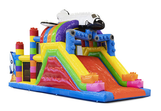 Order Superblocks obstacle course with 3D objects for kids. Buy inflatable obstacle courses online now at JB Inflatables UK