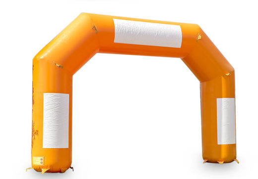 Buy an orange inflatable start & finish arch at JB Inflatables UK. Order standard inflatable arches for sport events now