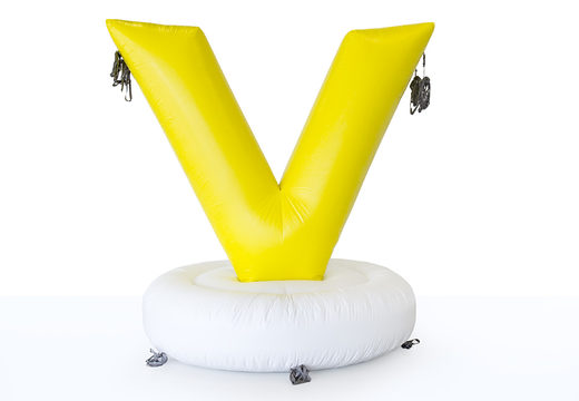 Buy a blow-up promotionals in the form of Letter V. Order now 3D inflatables online at JB Inflatables UK