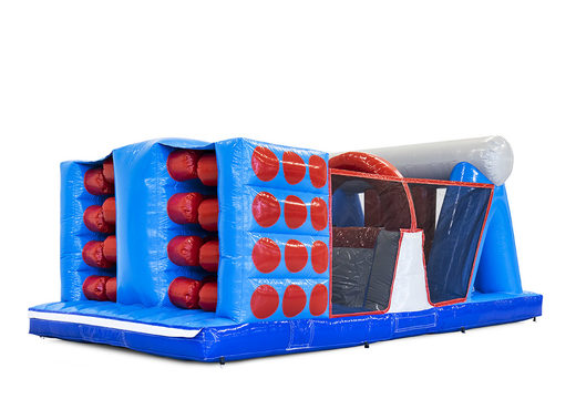 Buy a mega inflatable 40-piece giga modular Way Out assault course for children. Order inflatable obstacle courses online now at JB Inflatables UK