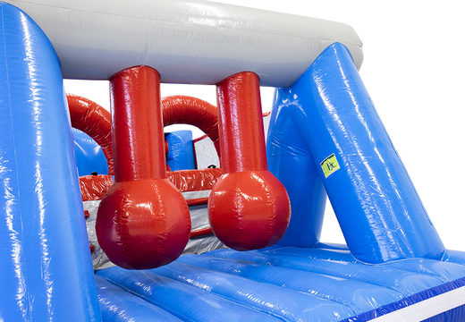 Buy inflatable 40 piece giga way out modular assault course for kids. Order inflatable obstacle courses online now at JB Inflatables UK