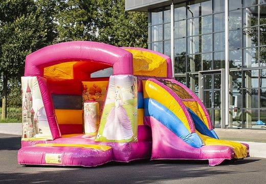 Buy a small indoor multifun bouncy castle with a princess theme for children