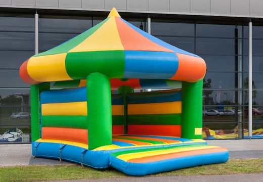 Order a carousel bouncy castle in a standard theme for children. Inflatables online for sale at JB Inflatables UK