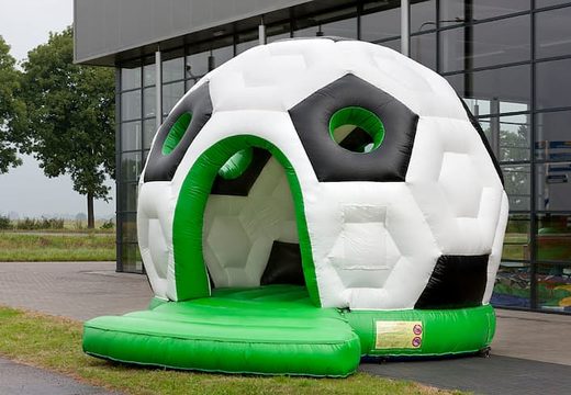 Buy standard round football bouncy castles at JB Inflatables UK. Order bouncy castles online at JB Inflatables UK